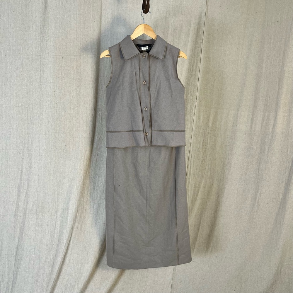 Harvé Bernard Skirt and Shirt Set